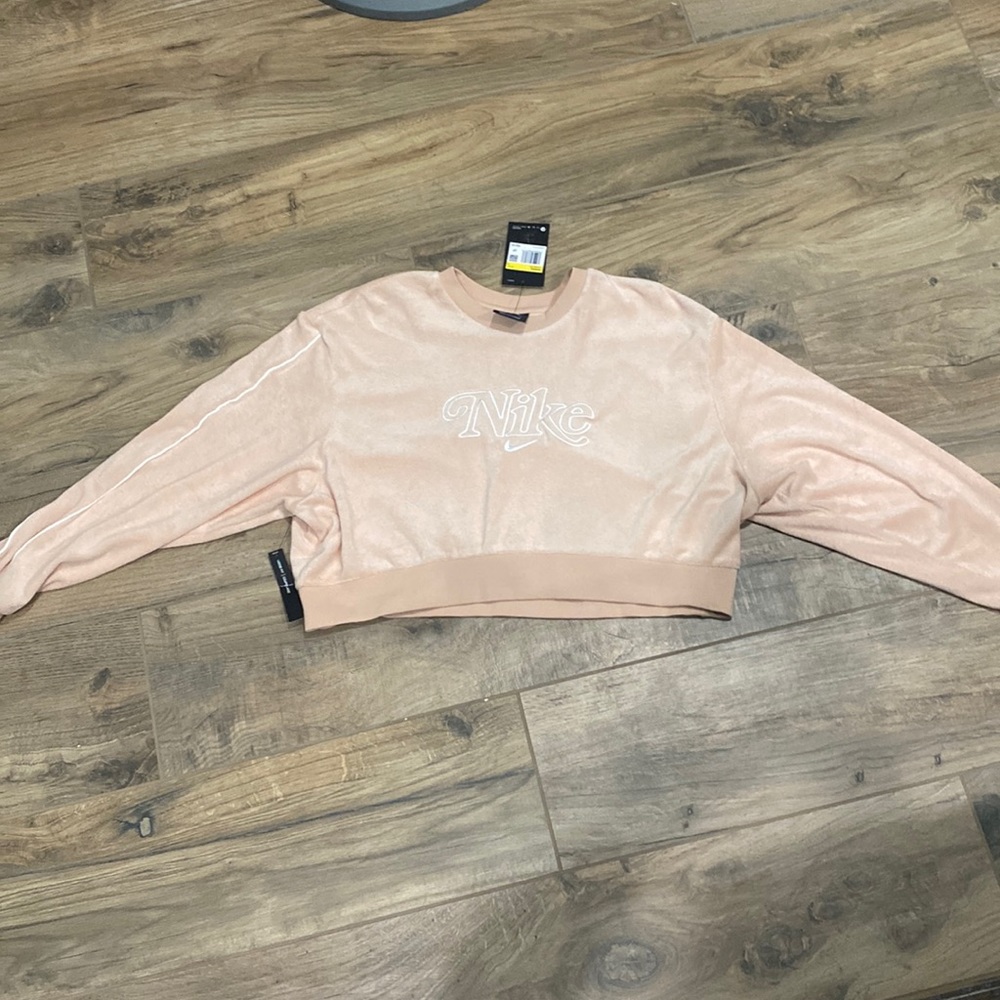 NWT velour sweatshirt